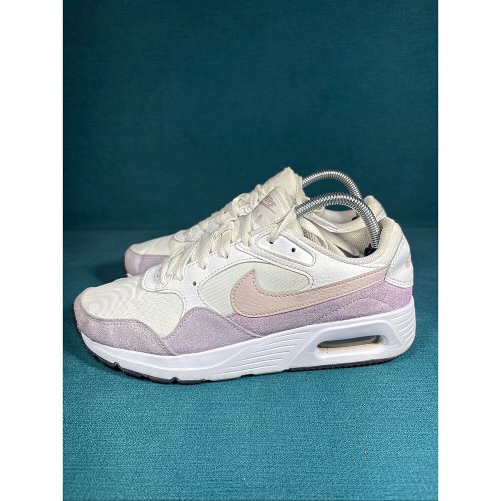 Nike Air Max SC White Soft Pink Violet CW4554-120 Women's Size 9 Running Shoes